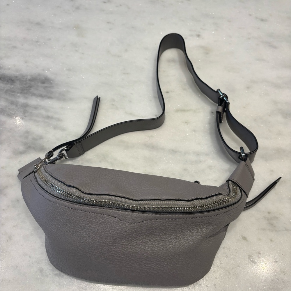 Rebecca Minkoff Gray Leather Crossbody Bag